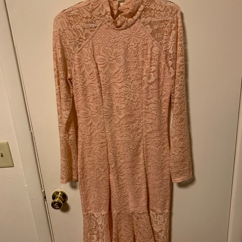 Light pink dress only wore once as a guest to a wedding